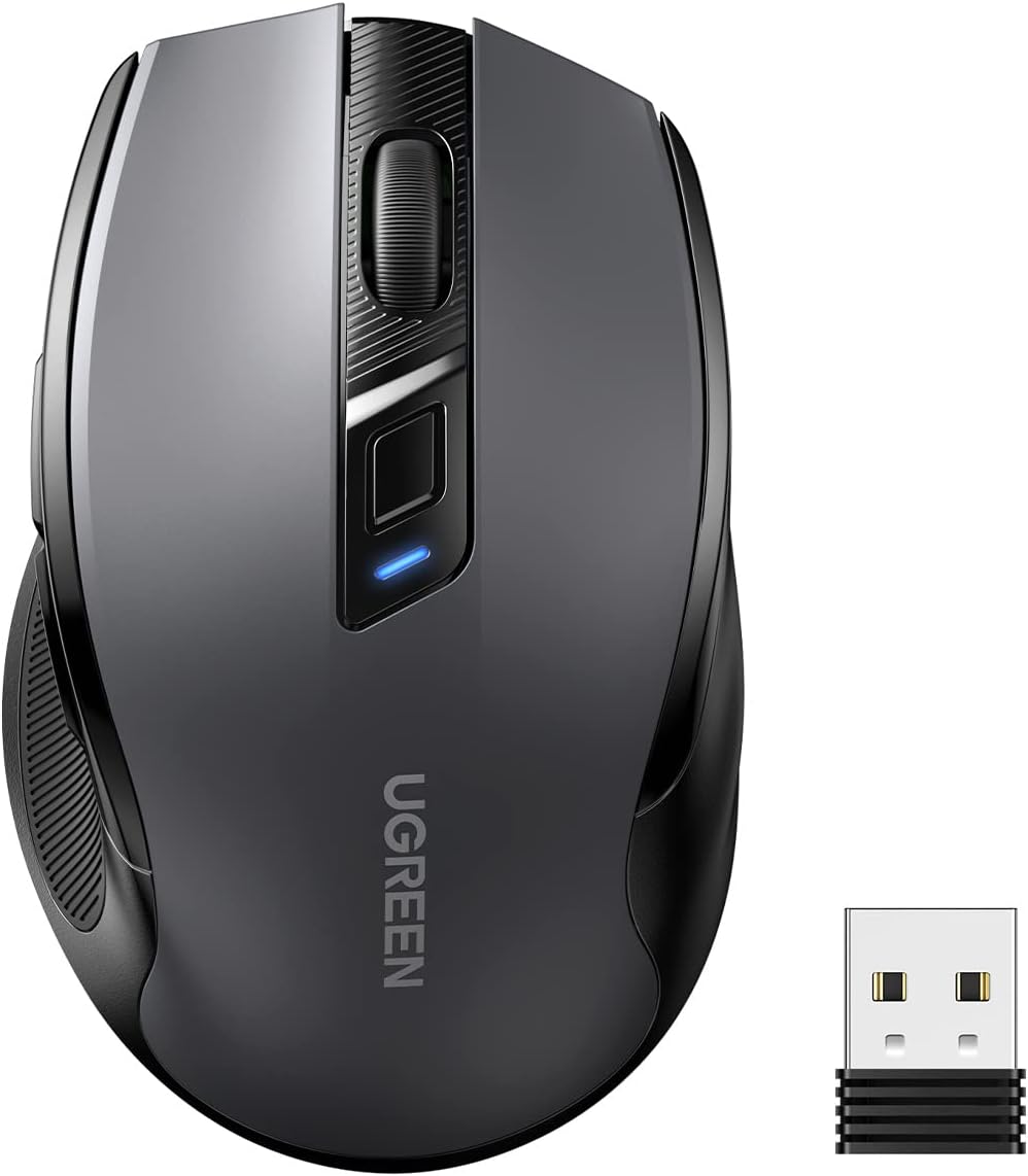 Ugreen Dual Mode 2.4GHz Wireless and Bluetooth 4000DPI Silent Optical Mouse