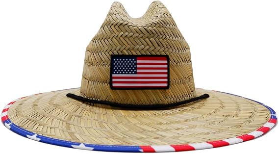 Printed Pattern Straw Sun Hat