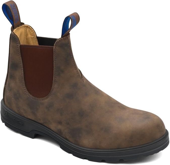 Blundstone Men's BL584 Rustic Ankle Boot,Rustic Brown,7.5 UK/8.5 M US