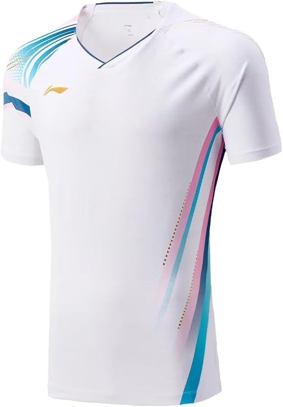 LI-NING Badminton Series Unisex Jersey Ice-Cool Comfortable Moisture-Wicking Minimalist Sports Top AAYV165