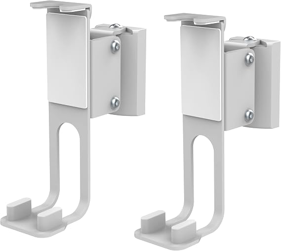 conecto Speaker Wall Mount Compatible with Sonos One Sonos One SL Sonos Play:1 Load Capacity: 3 kg Set of 2 White