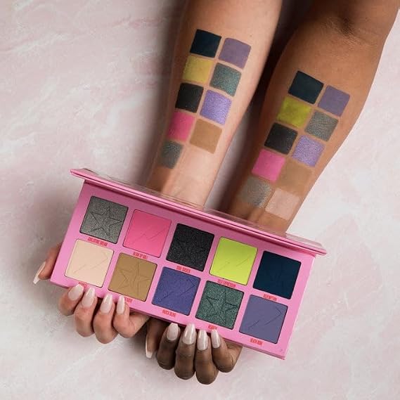 Jeffree Star Cosmetics Beauty Killer 2 Artistry Eyeshadow Palette with 10 Bold, Highly Pigmented and Blendable Shades for Stunning Eye Looks