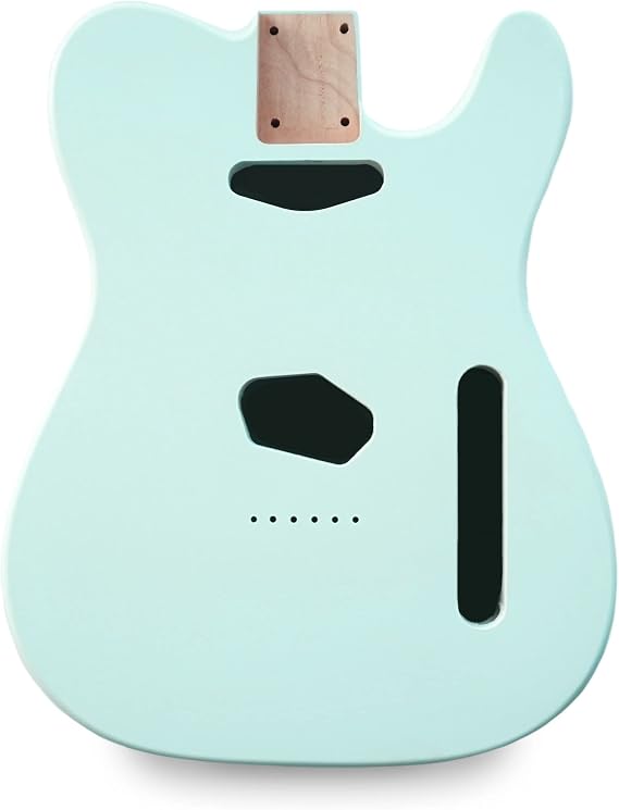 Telecaster Guitar Body - Sonic Blue Vintage Nitro Satin- 2 Piece American Alder