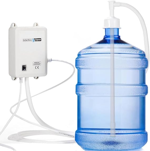 1/3 / 5 Gallon Drinking Water Dispenser 1GPM 110V US Plug Single Inlet Bottled Water Dispenser Pump System Bomba electrica de agua para for RV Kitchen Refrigerator