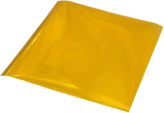 JapanBargain, Japanese Origami Folding Paper Solid Gold Color, Made in Japan, 100 Sheets, 6-inch