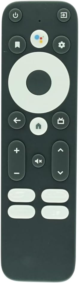 HCDZ Replacement Voice Remote Control for RockTek RTX5000 RTG2 Android TV Game Console, Compatible with RockTek RT-GX1 Google TV UHD Streamer