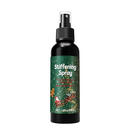 Stiffen Quick Fabric Spray 120ml/50ml Quick Drying Holiday Supplies | Christmas Felt Hat Stiffener Spray for Crafts Holiday Birthday Draping Clothes Felt Crochet Dyeing Leather Painting Repair