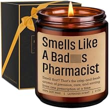 GSPY Scented Candle, Pharmacist Gifts for Women, Men - Funny Appreciation, Mothers Day, Birthday, Graduation Gifts for Pharmacist, Pharmacy Technician, PharmD Grad, RPh Student, Pharm Tech, Coworker