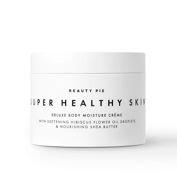 Beauty Pie Super Healthy Skin Deluxe Body Creme | Body Butter For Dry Skin | Rich Moisturizing Cream | Shea Butter & Vitamin E Cream | Hyaluronic Acid Moisturizer | Non Greasy | 8.45 oz