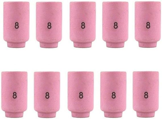 Ceramic Cup 13N12#8 TIG ALUMINA Nozzle 1/2" 10 Pack 13N12