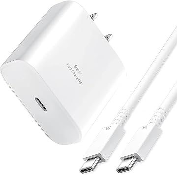 S25 S24 S23 A16 A15 Samsung Charger Super Fast Charging 45W USB C Super Fast Charger with 6FT Type C Charger Cable Cord for Samsung Galaxy S25/S24/S23/S22/Ultra/Plus/FE,Z Fold,Z Flip,iPhone 17/16/15