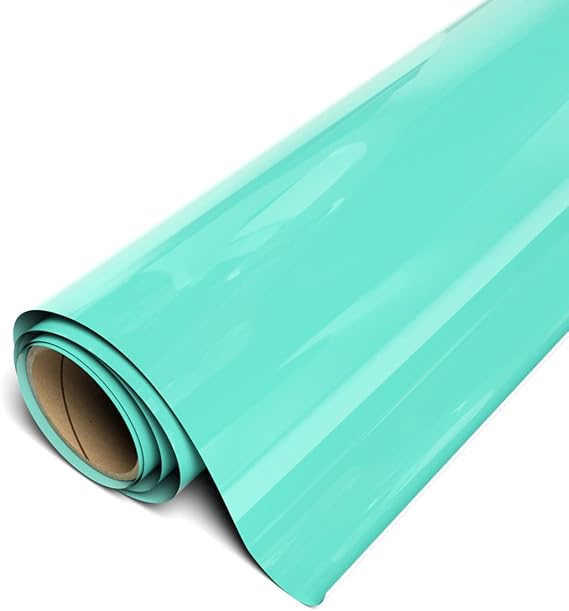 Siser EasyWeed Heat Transfer Vinyl 11.8" x 3ft Roll (Retro Mint) - Compatible with Siser, Cricut, Silhouette and Other Craft/Professional Cutters - CPSIA Certified