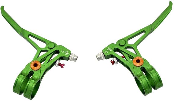 KCNC V6 Fully CNC Machined MTB Brake Lever, 66g, Green, SK2127