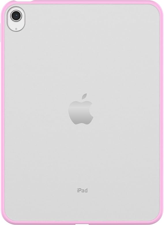 OtterBox iPad 10th Gen & A16 React Case - Liget Pink, Ultra-Thin, Easy Installation, Raised Edges Protect Camera & Screen