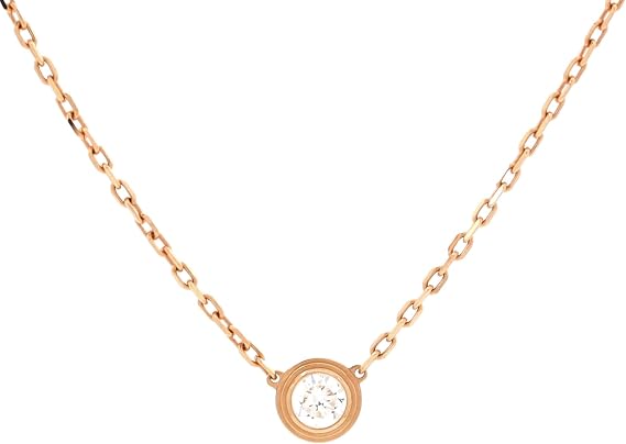 Pre-Loved Cartier D'Amour Pendant Necklace 18K Rose Gold with Diamond Large, Rose Gold