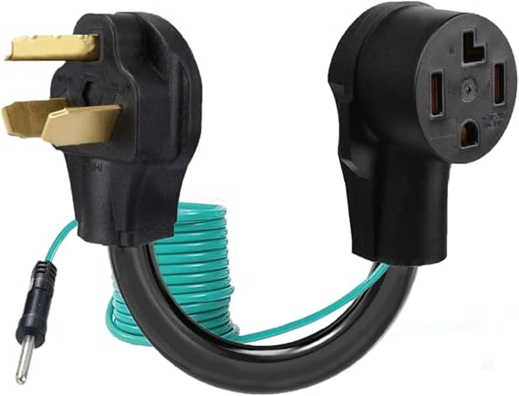 Eversimpleinc 4 Prong to 3 Prong Dryer Plug Adapter