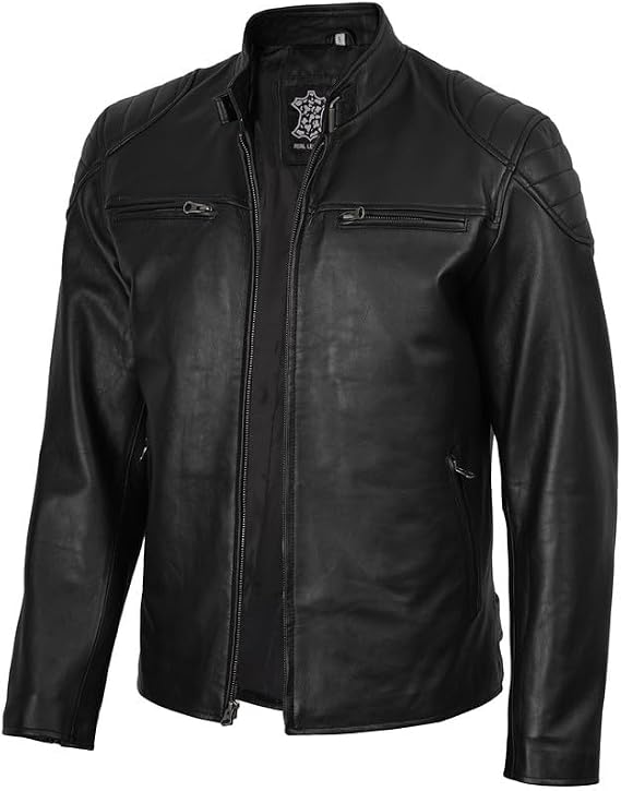 Decrum Real Lambskin Leather Jackets for Men