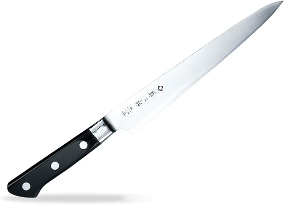 Tojiro F-826 Carving Knife, 8.3 inches (210 mm), Japan Cobalt Alloy Steel, Double-edged, For Dismantling Meat, Carving Block Meat, DP Cobalt Alloy Steel Interrupt, With Base