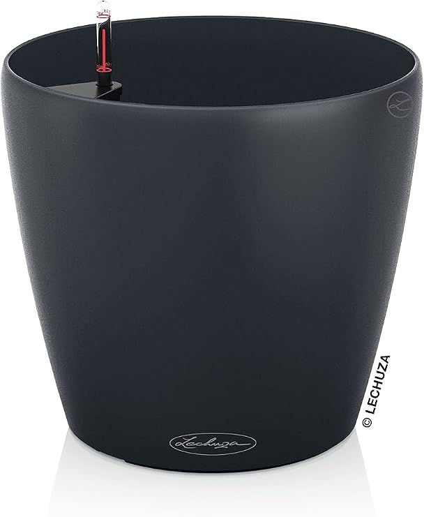 Lechuza Classico Colour 60 Plant Pot Slate Grey 13334