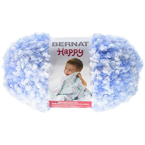 Bernat Happy Yarn, 3 Ounce, Blue Belles, Single Ball