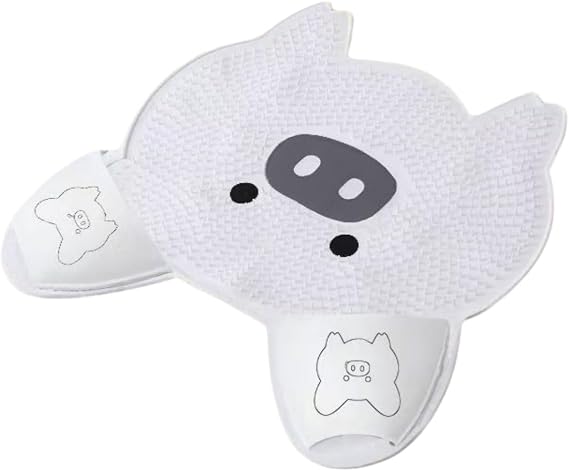 Shower Feet Scrubber Mat with Non-Slip Suction Cups Feet Mat for Bathrooms,Foot Scrubber with Massaging Mounds,Foot Brush with Massage Device,Foot Scrubber (White)