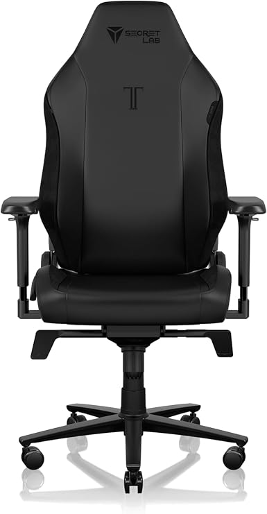 Secretlab TITAN Evo Black Gaming Chair Small Size PU Leather Desk Chair Office Chair Game Ergonomic PC Chair 4D Armrest Gaming Furniture Adjustable Lumbar Support Gaming Chair Computer Chair Sitting Comfortable Telework Home Remote 165 Degree Reclining Black Premium