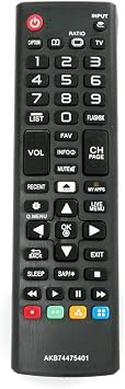 PERFASCIN AKB74475401 Replace Remote Control Fit for LG LCD LED TV AGF76631042 AKB74475468 43UF6430 55UF6790 49UF6430 65UF6790 40UH6300 60UH6150 50UH6300
