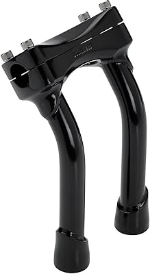 Black Electroplate Pullback Risers by Murdock: 6, 8, 10, 12