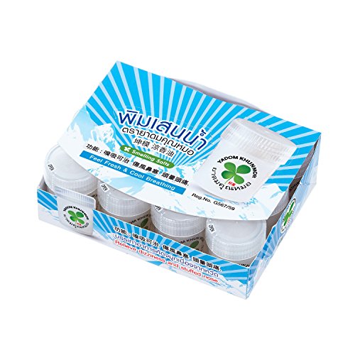 x12 Thai Balm Oil Nasal Inhaler 8ml Natural pepermint Menthol from Thailand...