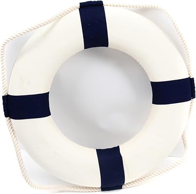 SUYU Mediterranean Style Welcome on Board Life Ring Crafts Hanging Foam Lifebuoy Swim Tube Wall Decoration Decor