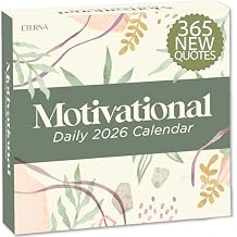 2026 Motivational Calendar | Includes 365 Positive Quotes and Affirmations, Enjoy a Whole Year of Inspirational Quotes, Phrases & Affirmations for Success, Happiness & Personal Growth