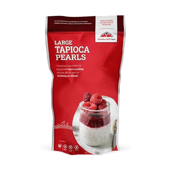 Hoosier Hill Farm Large Tapioca Pearls, 2LB (Pack of 1)