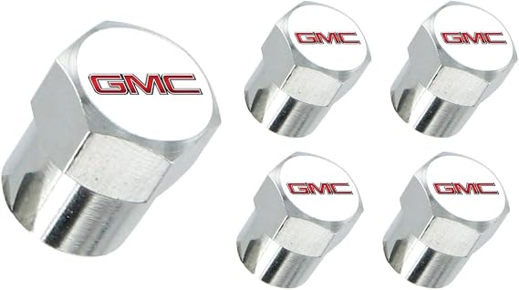 GMC Logo Chrome Valve Cap Covers