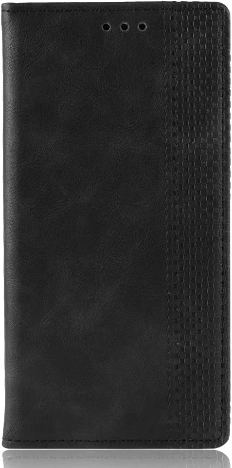 TingYR Case for Tecno Phantom X2 Pro 5G Cover, Cover Flip Case Stylish Wallet Case with Card Slots Shockproof, Case for Tecno Phantom X2 Pro 5G Smartphone. Black