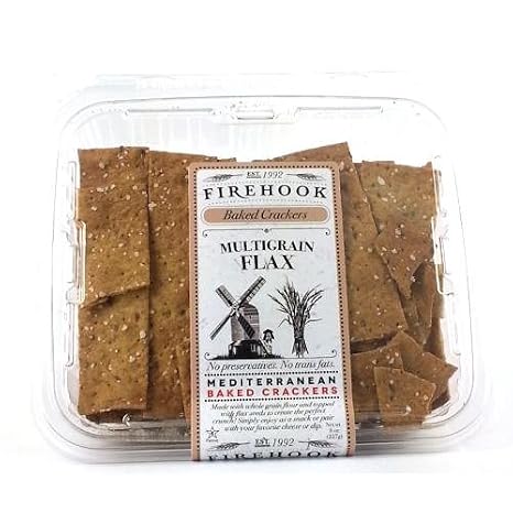Multigrain flax mediterranean crackers (3 pack)