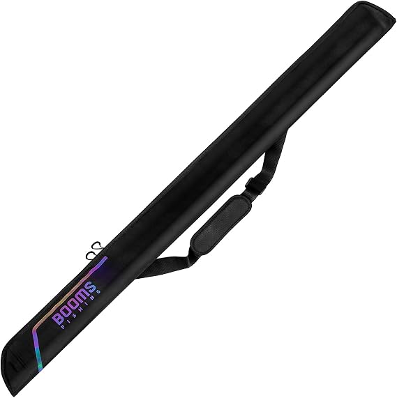 Booms Fishing PB3 4.4ft~5ft Fishing Rod Case, Portable Folded Fishing Pole Case with Sturdy Two-Way Zippers, 0.6ft/8" Extended Design Fishing Rod Bag, Store Up to 2~3 Fishing Poles, 52"~60"