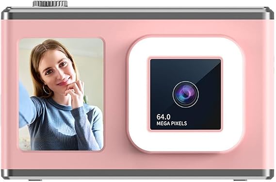 Compact 50MP Digital Camera With Zoom And Auto Focus, Featuring 2 88 Inch Display For Capturing Clear Photos And Videos(Pink)