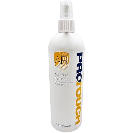 Sunshine Tape Pro Touch Adhesive Remover, Wig, Toupee & Hair Extension Removal Solvent (16oz, Clear/Transparent)