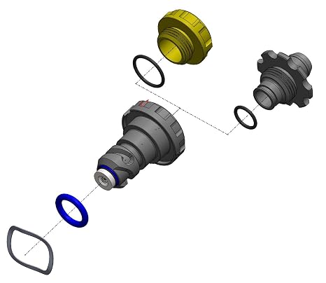 Ronin Factory Easy Oil Drain Plug Replacement Parts - O-Rings and Wave Spring - for Ford F150 Raptor Mustang