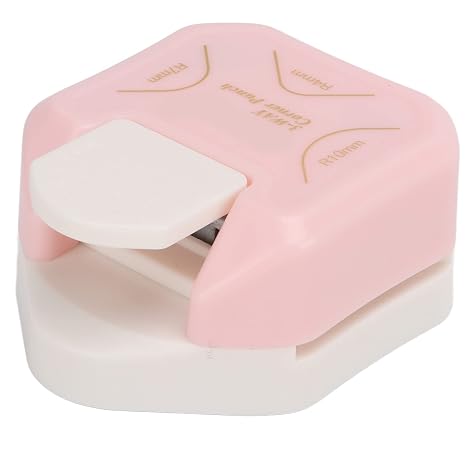 KW Trio Corner Rounder Punch 3 in 1 Labor Saving Convenient Smoothness Portable Round Paper Cutter for Home Office School Craft Projects ABS and Iron Material 7.3 x 5.8 x 3.3cm