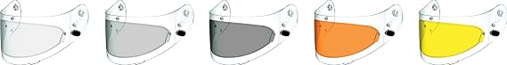 HJC HJ-09 Pinlock Shield Street Motorcycle Helmet Accessories - Smoke/One Size