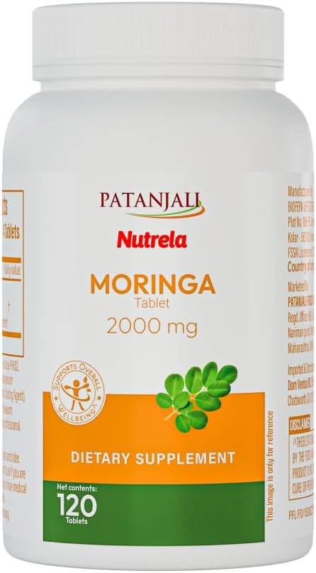patanjali Nutrela Moringa 2000mg Tablets
