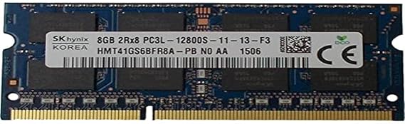 Hynix HMT41GS6BFR8A-PB 8 GB DDR3L 1600MHz Memory Module - Memory Modules (8 GB, 1 x 8 GB, DDR3L, 1600MHz, 204-pin SO-DIMM)