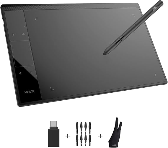 Veikk A30 10 x 6" Grafik Tablet