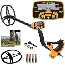 Garrett ACE 400 Metal Detector Made in the USA - Digital Target ID, Iron Audio, Adjustable Frequency, Electronic Pinpointing, Includes Searchcoil Cover