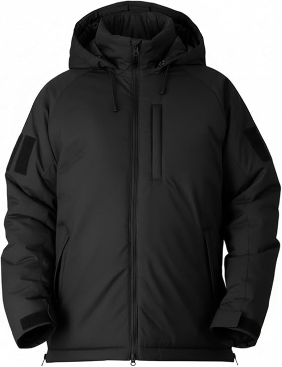 Winter Puffer Jackets for Men Water Resistant Hooded Coat