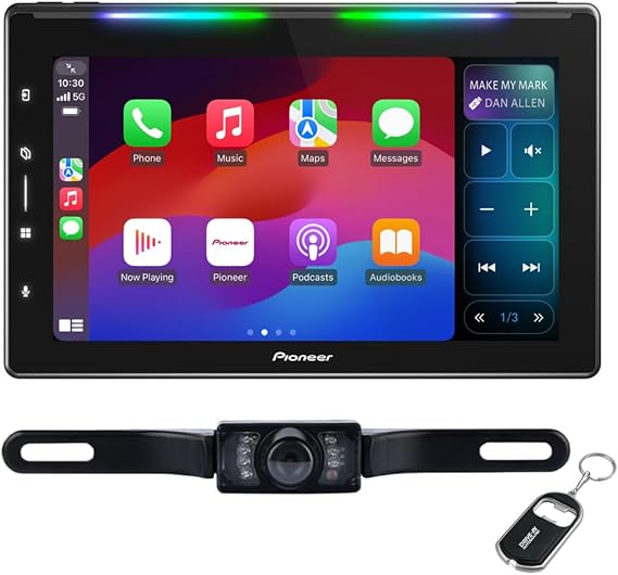 Pioneer DMH-WT6000NEX 10.1" Single DIN Digital Multimedia Receiver with License Plate Camera