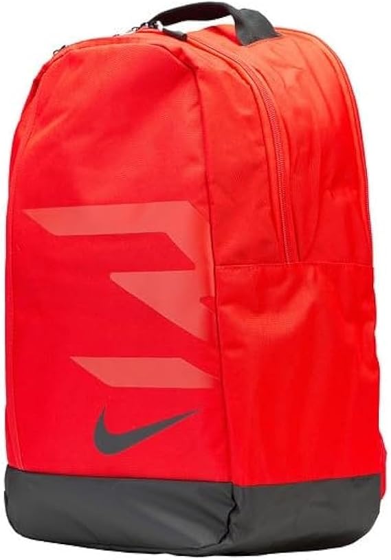 Nike 3 Brand Blitz Backpack Red 30L, 9AT048-U10 | Padded 15 in sleeve, mesh organizer, side bottle pocket, 2 zip pockets. For boys, girls, men, women, gym, and travel