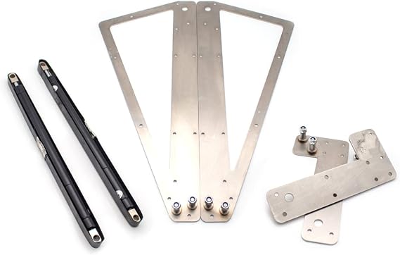 Home DIY Wall Bed Mechanism Hydraulic Hinge Hidden Bed Hardware Kit Fold Down Bed for 0.9-2M Bed