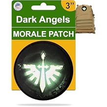 Dark Angels Space Marines Patch - 3" Hook and Loop Tactical Morale Patches for Backpacks, Plate Carriers, Vests, Operator Caps, Military Gear, Funny Patches, Tactical Accessories